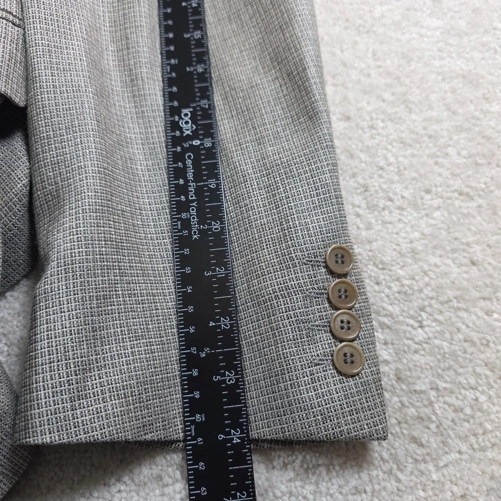 Gianni Manzoni 44S Blazer Wool Silk Lanificio Di Pray Biella Made Italy Coat